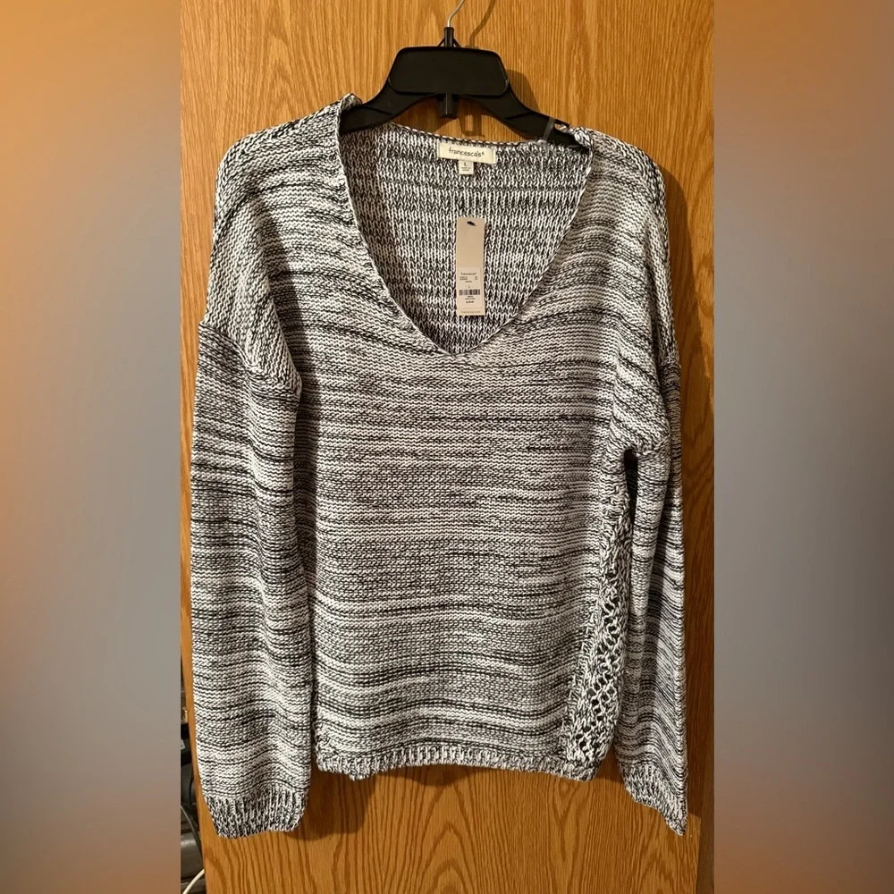 Francesca’s Alisha Pointelle Pullover